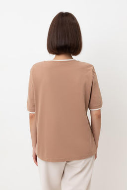 ЕВТ 3308/охра коричневая фуфайка жен