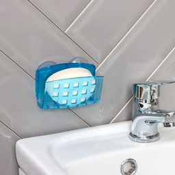 Мыльница настенная на присосках Bath Collection, 9.556 см, МИКС