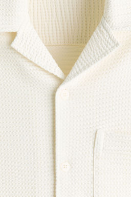 Camisa resort gofrada Relaxed Fit - H&m фото 5
