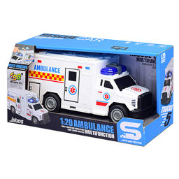 Машина "Реанимация" 1:20 (свет, звук) в коробке