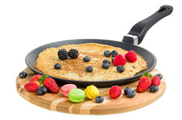 Сковорода блинная 26 см ГАРМОНИЯ ВКУСА "Черный оникс" н/р, 47*27*6,5 см