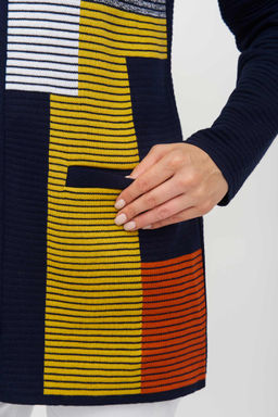 Жакет Д 2649/сине-терракотовый (2130) - Текстильная мануфактура фото 6