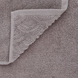 Полотенце махровое "Волна" 34х75см, хлопок 100%, серый (Китай)