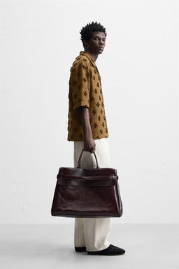 TEXTURED JACQUARD SHIRT - Zara фото 13