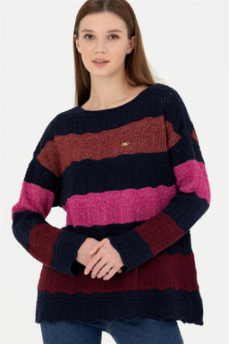 Женский темно-синий свитер - U.s. polo assn фото 3