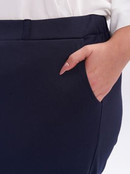 Брюки из плотного трикотажа BB23006DBL05