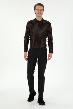 Мужские брюки из плотной ткани антрацитового цвета Неожиданная скидка в корзине - U.s. polo assn фото 3