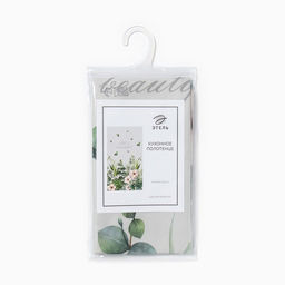 Полотенце Этель Eucalyptus 40х73 см, 100% хл, саржа 190 г/м2  фото 6