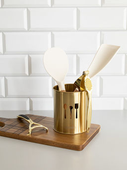 Пресс для чеснока золотой цинковый сплав - Denastia фото 2