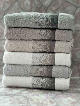 Цена за 1 шт Полотенце Pupilla TENTI (6 шт.) бамбук (50*90)