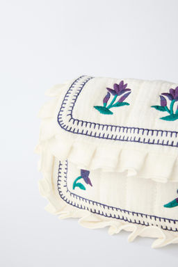 EMBROIDERED CROSSBODY BAG - Zara фото 3