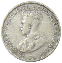 Монета 6 пенсов 1936 года Австралия