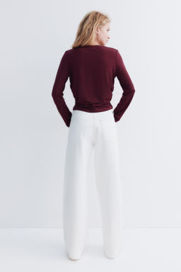 Top drapeado de punto - H&m фото 7