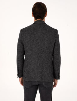 Siyah Slim Fit Ceket - Cacharel фото 5