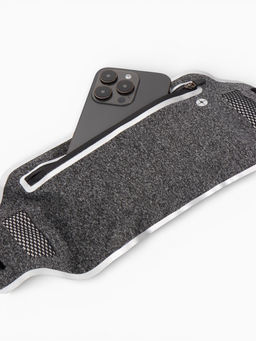 Сумка поясная туристическая, влагозащитная, 32×12 см, серая