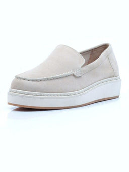 03-5060-5 BEIGE Лоферы женские (натуральная замша)