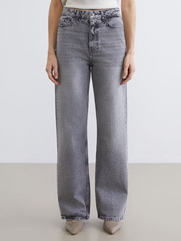 Straight Fit Kad?n Jean Pantolon