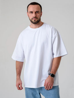 Хлопковая футболка  Оверсайз