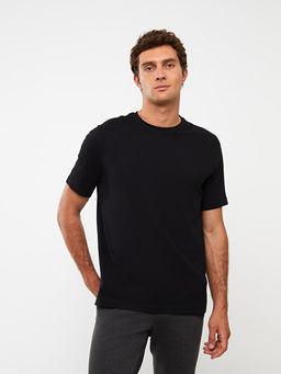 Bisiklet Yaka Penye Erkek Ti??rt