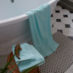 Полотенце махровое Love Life Border, 70х130 см, цвет светло-голубой, 100% хлопок, 380 гр/м2 - Lovelife фото 7