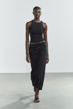FADED-EFFECT HALTER TOP - Zara фото 9