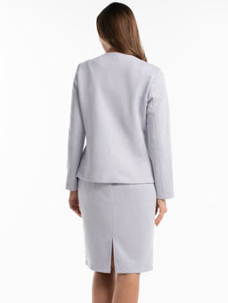 Костюм из трикотажной замши лавандовый - Odis фото 21