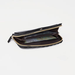 Кошелёк на молнии, цвет чёрный - Simaland фото 7