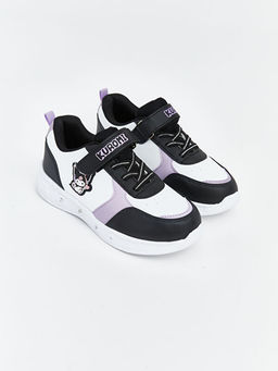 Kuromi Bask?l? Taban? I??kl? K?z Bebek Spor Ayakkab?