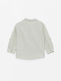 Uzun Kollu ?izgili Erkek ?ocuk G?mlek