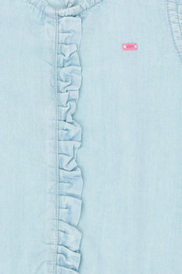 U. S. Polo Assn Голубое джинсовое платье без рукавов для девочки - U.s. polo assn фото 9