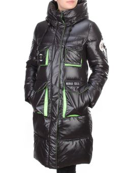 2187 BLACK Куртка зимняя женская AIKESDFRS (200 гр. холлофайбера) - Fashion фото 3