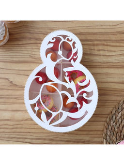 Коробка подарочная, кондитерская упаковка «8 марта» белая, 22×16×5 см