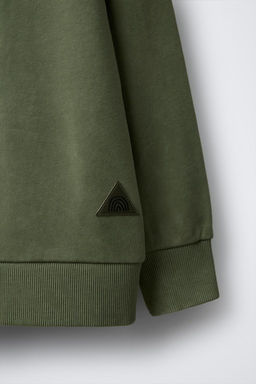 POLO SWEATSHIRT WITH LABEL - Zara фото 5