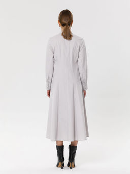 Платье с длинным рукавом