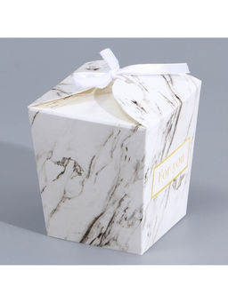 Цена за 5 шт. Коробка подарочная «Мрамор», 8×7.5×6 см см