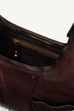 LIMITED EDITION LEATHER SHOULDER BAG - Zara фото 8