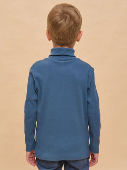 PELICAN, джемпер для мальчиков, Джинс  фото 3