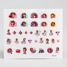 Наклейки для ногтей детские, София Прекрасная