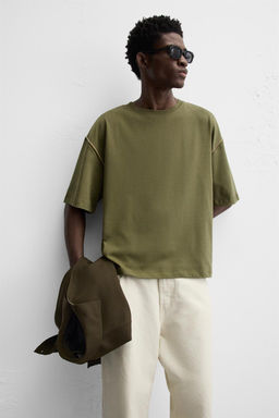 CONTRAST T-SHIRT - Zara фото 6