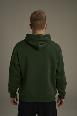 Худи утепленное Зеленый