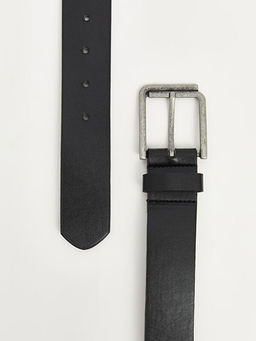 Deri G?r?n?ml? Erkek Kemer