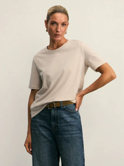 Базовая футболка из хлопка / Zarina