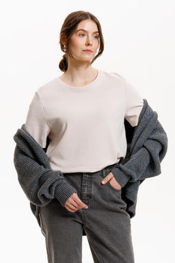 ЕВТ 3283/серо-сиреневый фуфайка жен