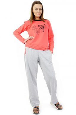 Арт. 4501 Пижама с брюками 48-56 (5 шт) Цвет:ассорти - Калинка фото 2