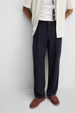 LEATHER MOCCASIN ESPADRILLES - Zara фото 3