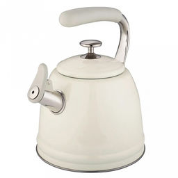 "Zeidan" Чайник из нержавеющей стали 3,0л, со свистком, фиксированная комбинированная ручка с покрытием "soft-touch", капсулированное индукционное дно, курковый механизм, внешнее покрытие антипригарное цветное, подарочная коробка (Китай)