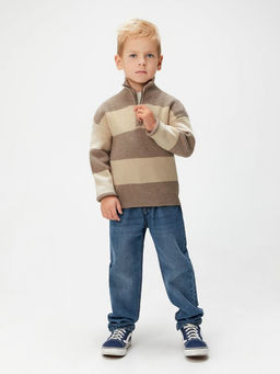 ACOOLA / Свитер детский для мальчиков Albert бежевый фото 3