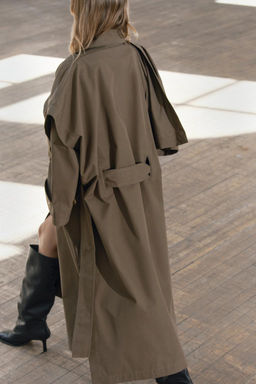 OVERSIZE LAYERED TRENCH COAT ZW COLLECTION - Zara фото 19