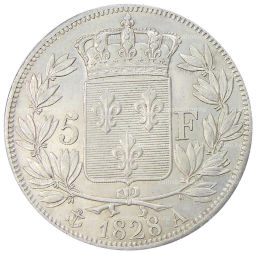 5 франков 1828 года A Франция