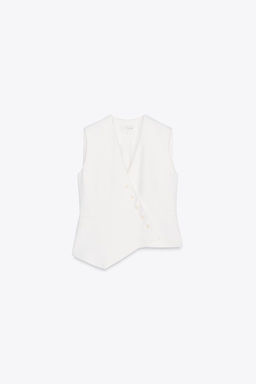ZW COLLECTION ASYMMETRIC WAISTCOAT - Zara фото 5